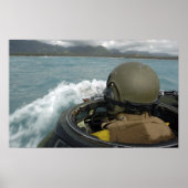 US Marine Drift a amphibious assault vehicle Poster (Voorkant)
