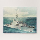 US marine MSH-1 klasse minesweeper-hunter (MSH) Legpuzzel (Horizontaal)