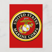 US Marine Official Seal Briefkaart (Voorkant)
