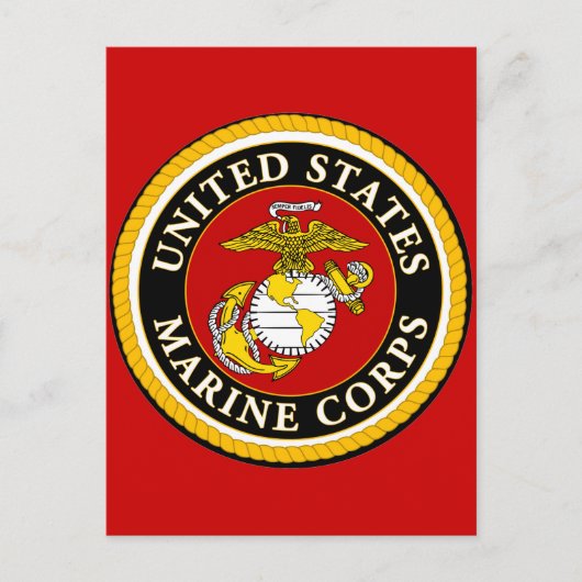 US Marine Official Seal Briefkaart (Voorkant)