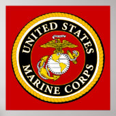 US Marine Official Seal Poster (Voorkant)