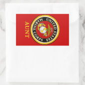 US Marine Official Seal - Tante Rechthoekige Sticker (Tas)
