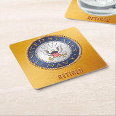 US marine Onderzetter van gepensioneerd papier (Schuin)