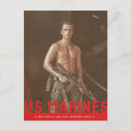 US Marine Recrugement Poster Briefkaart (Voorkant)