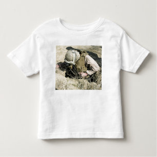 US Marine springt in een gat Kinder Shirts
