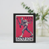 US Marines Briefkaart (Staand voorkant)