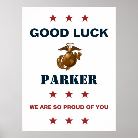 US Marines Corps Afscheidsfeestje - Recruit Traini Poster (Voorkant)