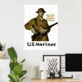 US Marines — Een andere Notch Chateau Thierry Poster (Thuiskantoor)