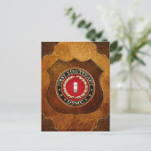 US Marines: Eerste luitenant (USMC 1stLt) [3D] Briefkaart (Staand voorkant)