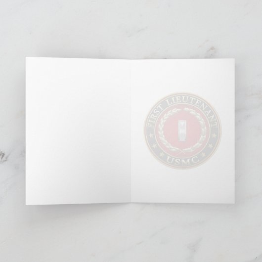 US Marines: Eerste luitenant (USMC 1stLt) [3D] Kaart (Binnen)
