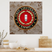 US Marines: Eerste luitenant (USMC 1stLt) [3D] Poster (Keuken)