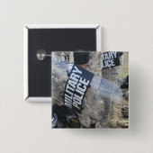 US Marines en Sailors zetten oproeruitrusting in Vierkante Button 5,1 Cm (Voorkant /achterkant)