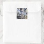 US Marines en Sailors zetten oproeruitrusting in Vierkante Sticker (Tas)