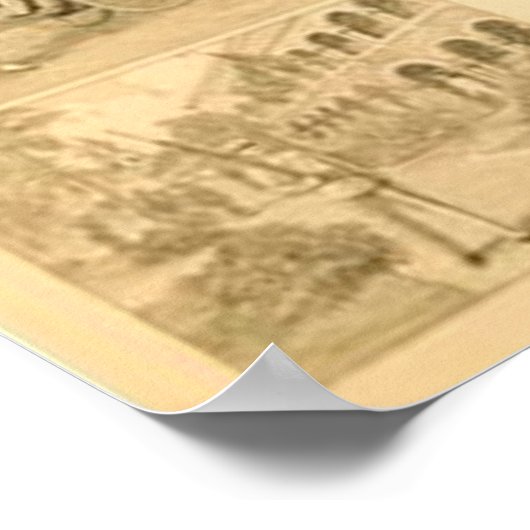 US Marines First to Hoist Old Glory Poster (Hoek)