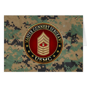 US Marines: Hoofd sergeant Gunnery (USMC MGySgt)