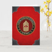 US Marines: Kapitein Gunnery Sergeant (USMC MGySgt Kaart (Gele Bloem)