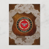 US Marines: Kolonel (USMC Col) [3D] Briefkaart (Voorkant)
