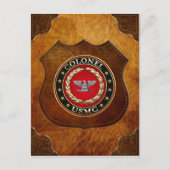 US Marines: Kolonel (USMC Col) [3D] Briefkaart (Voorkant)