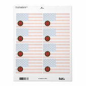 US Marines: Kolonel (USMC Col) [3D] Etiket (Full Sheet)