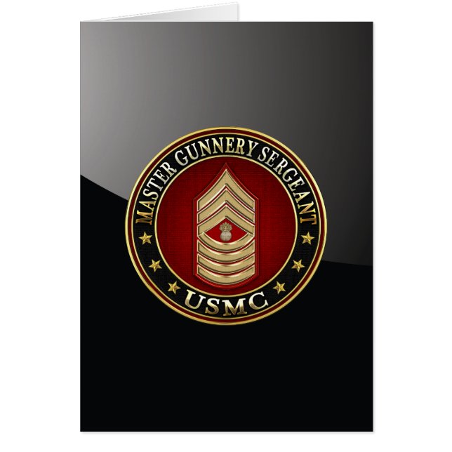 US Marines: Master Gunnery Sergeant (USMC MGySgt) (Voorkant)