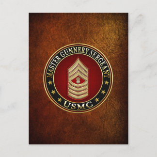 US Marines: Master Gunnery Sergeant (USMC MGySgt) Briefkaart