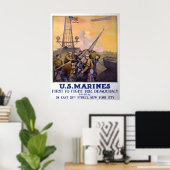 US Marines Poster (Thuiskantoor)