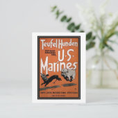 US Marines Recruiting Poster Briefkaart (Staand voorkant)