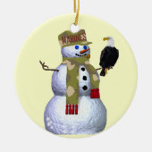 US Marines Snowman Ornament (Voorkant)
