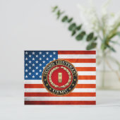 US Marines: Tweede luitenant (USMC 2ndLt) [3D] Briefkaart (Staand voorkant)