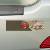 US Marines: Tweede luitenant (USMC 2ndLt) [3D] Bumpersticker (Op auto)