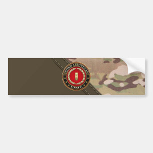 US Marines: Tweede luitenant (USMC 2ndLt) [3D] Bumpersticker