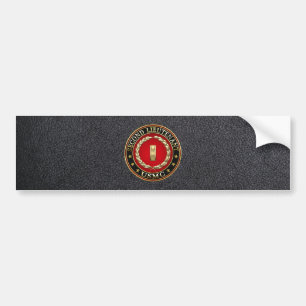 US Marines: Tweede luitenant (USMC 2ndLt) [3D] Bumpersticker