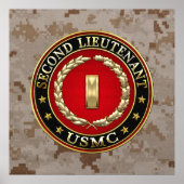 US Marines: Tweede luitenant (USMC 2ndLt) [3D] Poster (Voorkant)