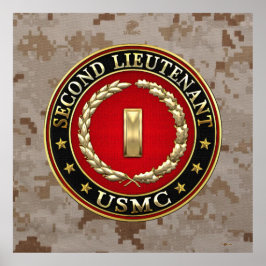 US Marines: Tweede luitenant (USMC 2ndLt) [3D] Poster