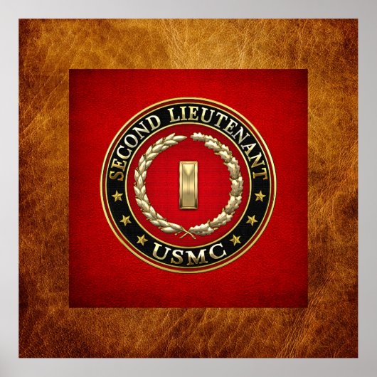 US Marines: Tweede luitenant (USMC 2ndLt) [3D] Poster (Voorkant)