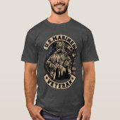 US MARINES VETERAN T-SHIRT (Voorkant)