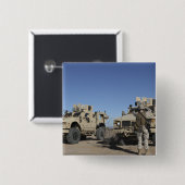 US Marines Vierkante Button 5,1 Cm (Voorkant /achterkant)