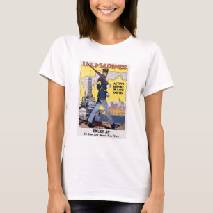 US Marines World War I Poster T-shirt