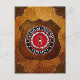 US-mariniers: hoofdarrestatie drie (USMC CWO-3) [3 Briefkaart