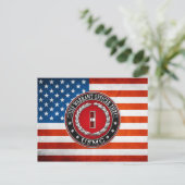 US-mariniers: hoofdarrestatie drie (USMC CWO-3) [3 Briefkaart (Staand voorkant)