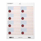 US-mariniers: hoofdarrestatie drie (USMC CWO-3) [3 Etiket (Full Sheet)