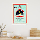 US Maritime Service (US02055) Poster (Keuken)