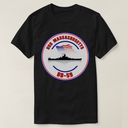 US Massachusetts BB59 T-shirt (Design voorkant)