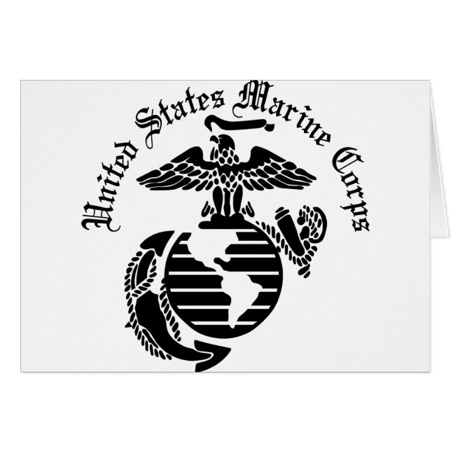 US MC United States Marine Corps (Voorkant Horizontaal)