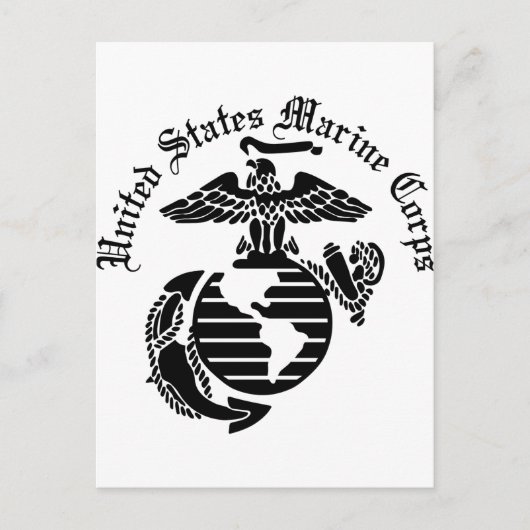 US MC United States Marine Corps Briefkaart (Voorkant)
