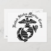 US MC United States Marine Corps Briefkaart (Voorkant / Achterkant)