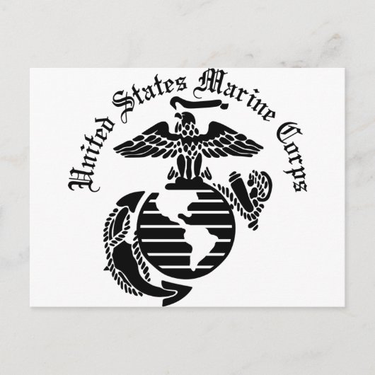 US MC United States Marine Corps Briefkaart (Voorkant)