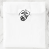 US MC United States Marine Corps Vierkante Sticker (Tas)