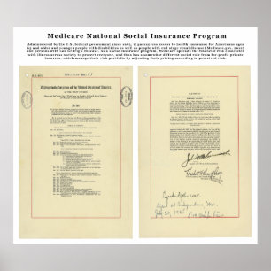 US Medicare National Social Insurance Programme Poster