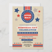 Us memorial day evenement flyer sjabloon kaart (Voorkant)